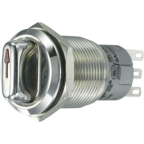 TRU COMPONENTS 701812 LAS1-AGQ-22X/31 Vandalismusgeschützter Drehschalter 250 V/AC 3 A Schaltpositio (1/4)