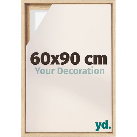 Your Decoration - Cadre flottant - Hetre - Cadre en caisse américaine pour toile sur chassis - MDF - Lyon (1/5)