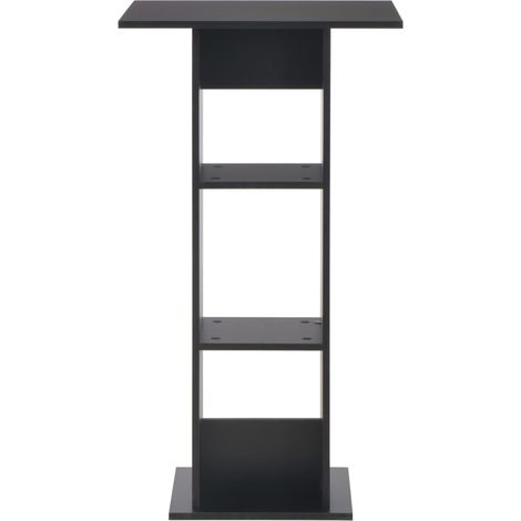 Maison Exclusive - Tavolo da Bar Nero 60x60x110 cm
