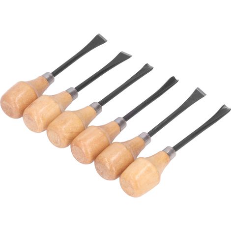 Holzschnitzmeißel-Set, Bildhauer-Handwerkzeuge, halbkugelförmiger Griff, DIY-Kunsthandwerkszubehör (1/5)