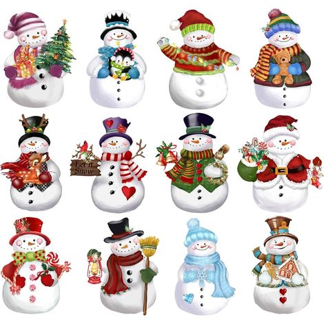 12 Pièces Aimant Frigo, 3D Magnet de Réfrigérateur Noël Grande Magnétique Puissant Aimants Tableau Drôles Aiment Décoratifs Magnets Mignonne pour Tableau Blanc Cuisine Cadeau Casiers Maison (1/5)