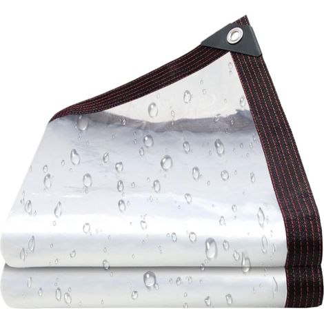 Bâche Transparente - 210 x 210 cm - Bâche de Protection - Bâche extérieure (1/5)
