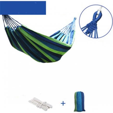 Teal, Hamac 200 kg, 2 personnes, Jardin extérieur, Suspendu, Intérieur, Toile, Portable, 150 x 260 cm
