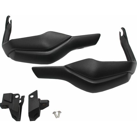 Protège-mains de moto Protège-mains en plastique Protège-mains Remplacement de pare-brise pour X-ADV 750 2017-2020, Noir - Noir