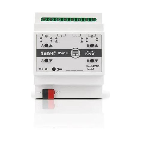 Modulo domotica Satel KNX-BSA12L 2 canali 24 V DC