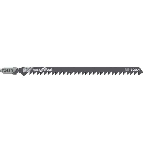 Bosch 5x Stichsägeblatt T 344 D Speed for Wood - 2608633A34