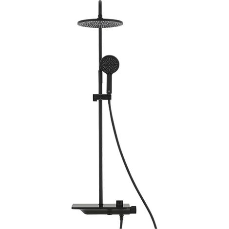 Ensemble de douche mitigeur thermostatique intelli Robinet de système de douche thermostatique , ensemble de salle de bain mitigeur de baignoire , étagère cascade robinet de thermostat de douche à eff (1/5)