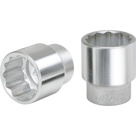 3/4" Douilles 12 pans, courtes, 1.3/8" (1/2)