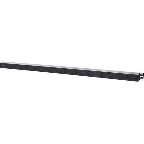 Intellinet Vertical Rackmount 24-Output Power Distribution Unit (PDU), 20 x C13 & 4 x Output C19, Removable Power Cable, Rear C14 Input (1/5)