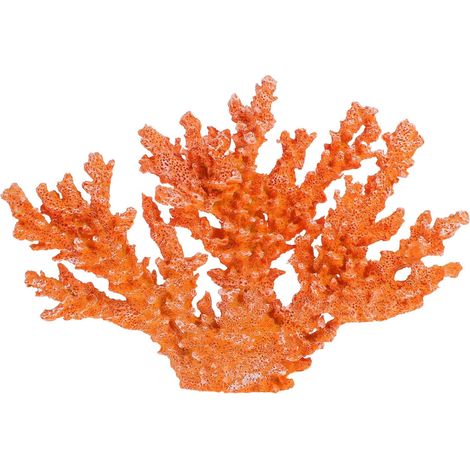 décorative en corail fabriquée en résine jaune faisant