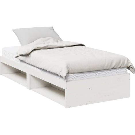 Maison Exclusive - Sofá cama con colchón madera maciza de pino bl (1/5)