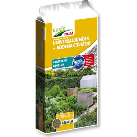 Cuxin Universaldünger + Bodenaktivator 25 kg Blumendünger Gartendünger Rasen