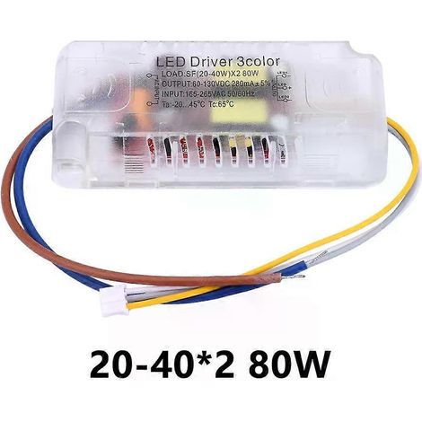 Infrarot-Fernbedienung für Deckenleuchten, Netzteil: 18–40 W x 2, 12–24 W x 2, 20–40 W x 2, 30–50 W x 2, 40–60 W x 2, 20–40 W x 4, 30–50 W x 4, 40–60 W x 4 (1/4)