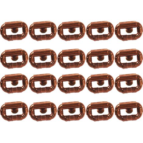 Lot de 20 Boutons mobile en cuivre Ø12 - Arcanaute (1/3)
