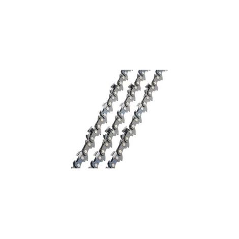 Chaine tronconneuse 3 x Chaînes de Tronçonneuse 35 cm（14"） 3/8" 50 Maillons d'Entraînement 1.3mm, Faible Rebond, Compatibles avec plusieurs modèles Stihl