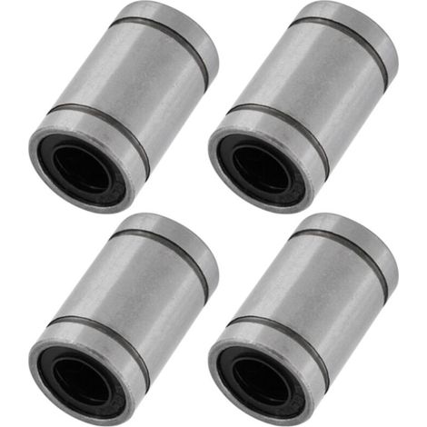 Lot de 10 bagues à billes LM8UU de 8 mm pour mouvement linéaire, compatibles avec les tiges de 8 mm d'imprimantes 3D et les machines CNC