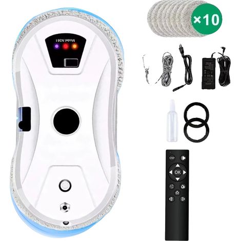 Robot limpiacristales, succión de 5600 Pa, rociador de agua automático, 5600 Pa (1/2)