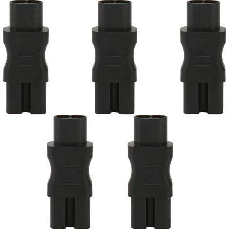 5 Connecteurs IEC320 C8 vers C15, adaptateur secteur 2500W ignifuge, convertisseur de prise 250V 10A (1/5)