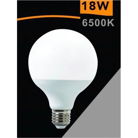 Lampadina Led 18 W Lampada Globo Sfera Luce Bianca 6500k Attacco E27 G95 (1/3)