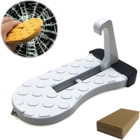 Pédale de porte clou de pied pédale de porte, échelle de pédale de porte pliante pour un accès facile au toit, pied de soutien debout, pédale de crochet de verrouillage de porte avec fonction de marte (1/4)