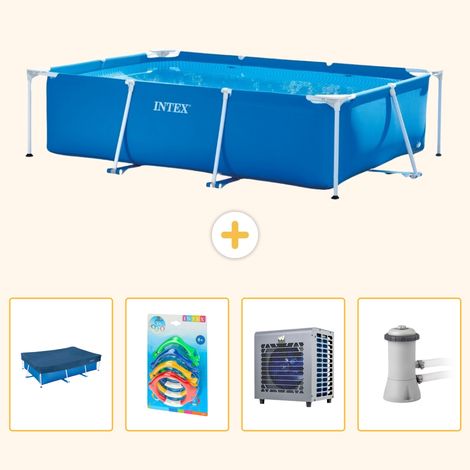 Intex Piscine Tubulaire Rectangulaire - 300x200x75 cm - 5-pièces S13 (1/5)