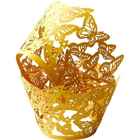 1 pièce cadre en papier pour gâteau, bordure papillon et dentelle découpée au laser, décoration nacrée rose pour mariage (1/5)