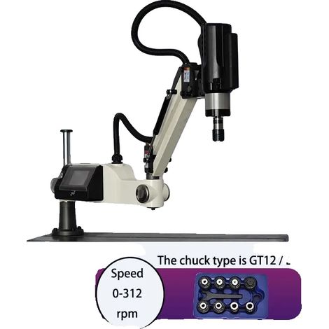 Machine de perçage électrique, puissance moteur de 600W, compatibilité universelle, Mandrins DIN (1/2)