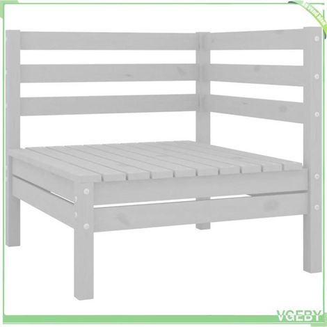 Salon de jardin 3 pcs - FAFEICY - 806599 - Bois de pin massif - Gris - Modulaire (1/5)