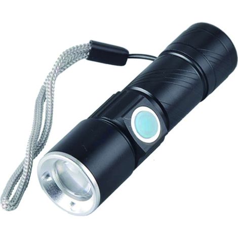 TORCIA RICARICABILE 3 W 200 LUMEN 3 MODALITA' DI LUCE LUXEN