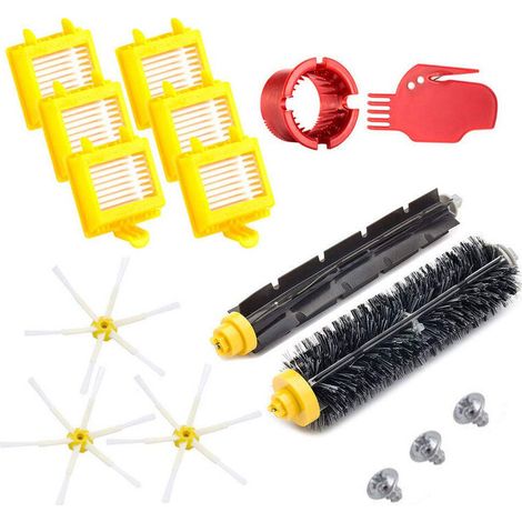 Remplaçant Brosse Kit Pièces Accessoires Pour Irobot Roomba Série 700 760 761 765 770 772 776 780 785 786 790-Un Kit De 13, (1/5)