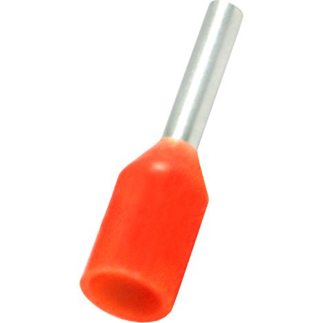 Embout de câblage RS PRO, 0.5mm², Orange, longueur 6mm