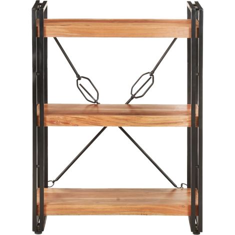 Maison Exclusive - Bücherregal 3 Fächer 60x30x80 cm Akazie Massiv