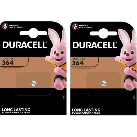 DURACELL Lot de 2 Piles 364