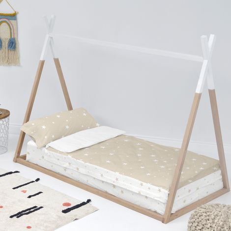 Little star Saco nórdico 90x200 cm (Cama 90) Sin relleno Beige