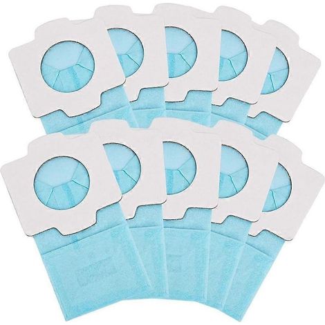 Lot de 10 paquets de papier pour aspirateur Makita DCL182, CL107, CL072, CL102, BCL142, BCL182 (1/5)