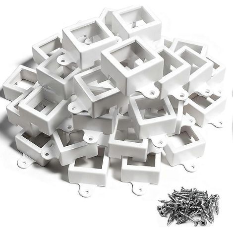 Lot de 75 clips de fixation pour luminaires extérieurs H705A/B/C et H805 - Comprend 150 vis pour une fixation sécurisée (1/5)