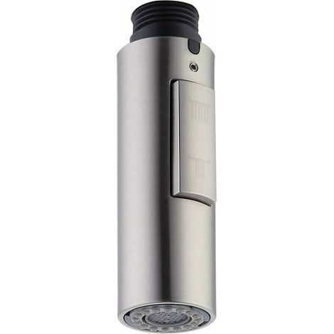 Ahlsen Grifo de cocina de repuesto, rociador extraíble, grifo de cocina cepillado G1/2, grifo de cocina de 2 funciones El acabado de níquel cepillado líder en la industria resiste los rayones y la cor (1/5)