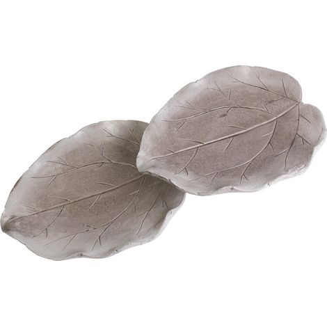 Köhko Bachlauf Bachlauf im Blattlook erweiterbarer Wasserfall für Gartenteich 14001Set-14006