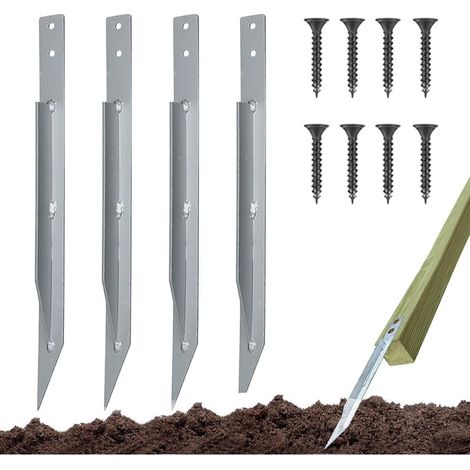 Set mit 4 Bodenankern für Schaukelgerüste - Gartenschaukel (1/5)