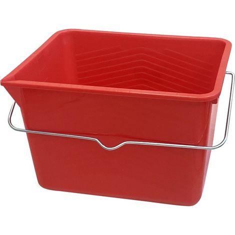 1PZ SECCHIO RETTANGOLARE PER IDROPITTURE lt. 8