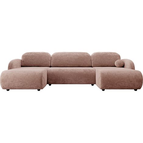 Canapé d'angle Columbus 250, Sereno 687, Fonction de couchage, Boîte de literie, 318x160x88cm, 0 (1/5)