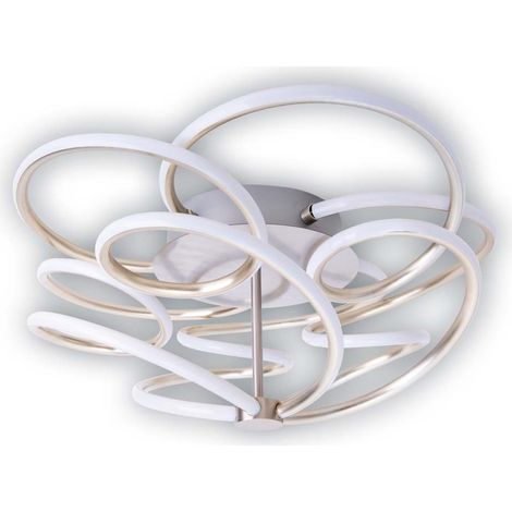 Deckenleuchte Deckenlampe Designleuchte LED 3-Stufen Dimmer Metall D 57 cm