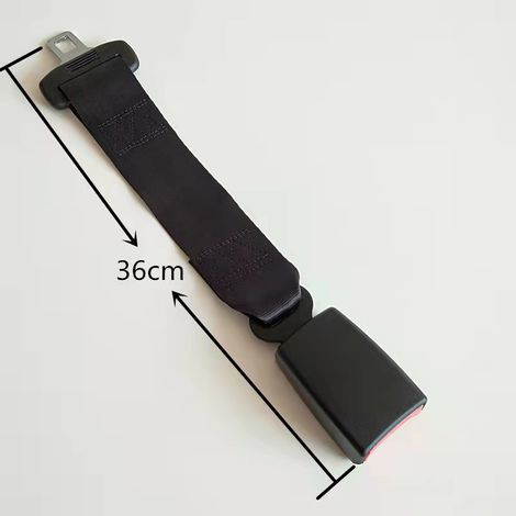 Extension de ceinture de sécurité universelle pour siège de voiture, rallonge avec boucle et sangle abdominale, accessoire pour améliorer le confort de fixation de la ceinture (1/5)