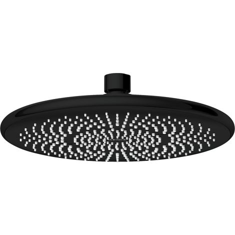 WENKO Regenduschkopf Watersaving, Ø 22,5 cm, Schwarz, Kunststoff (ABS) schwarz (1/5)