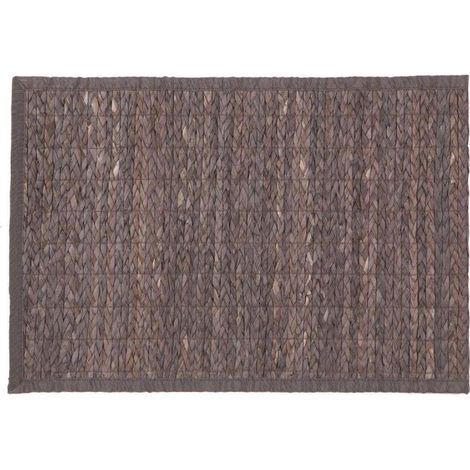 Tapis en bambou 120 x 170cm gris foncé (1/2)