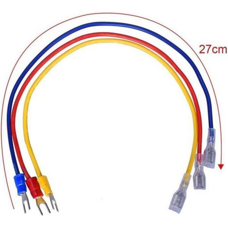 15A 250V Rocker Switch On/Off Power Socket Inlet Module Plug 10A Fuse Switch with 3Pcs 18 AWG Wiring 3 Pin IEC320 C14 (1/4)