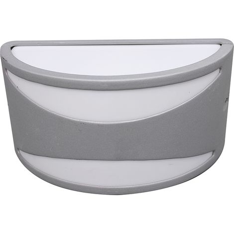 SpazioLuzio - Aplique Exterior MediaLuna GRIS