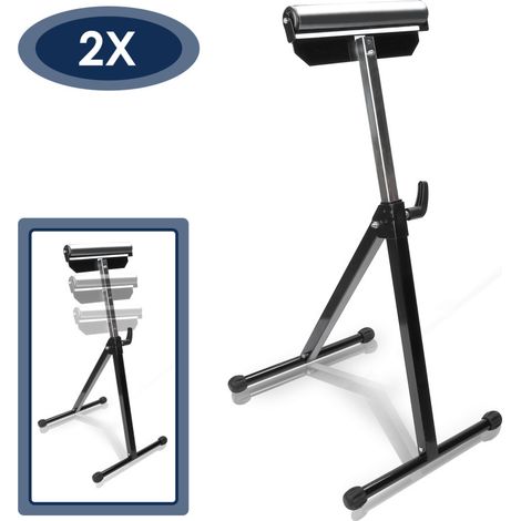 SWANEW 2x Servers rullo Stand rullo Stand rullo Stand banco da lavoro pieghevole Attrezzature Stand (1/5)