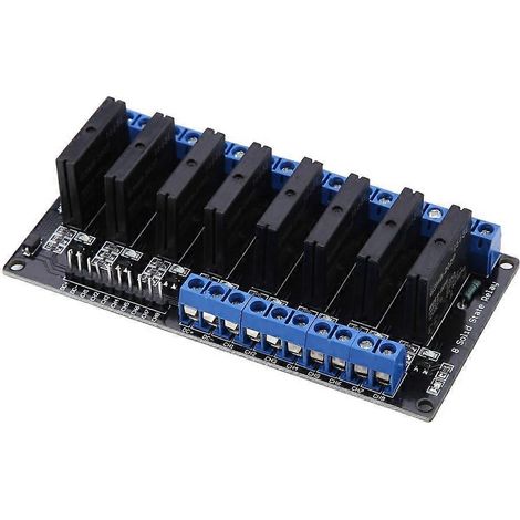 8-Kanal-Halbleiter-Relaismodul DC/AC-Niedrigpegel-Trigger mit Sicherung