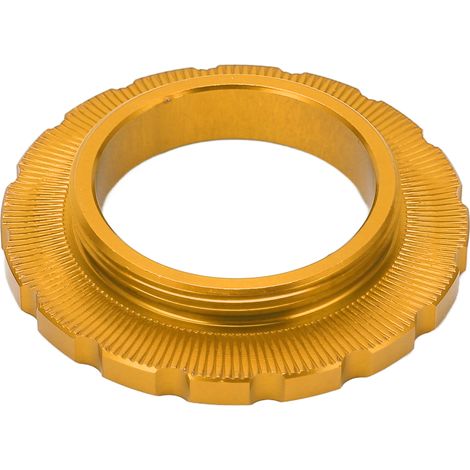 MEIJUN Centerlock-Sicherungsring, Centerlock-Laufradsatz, Nabe, Achse, Scheibe, Rotor, Ring für Mountainbike, goldfarben. (1/5)